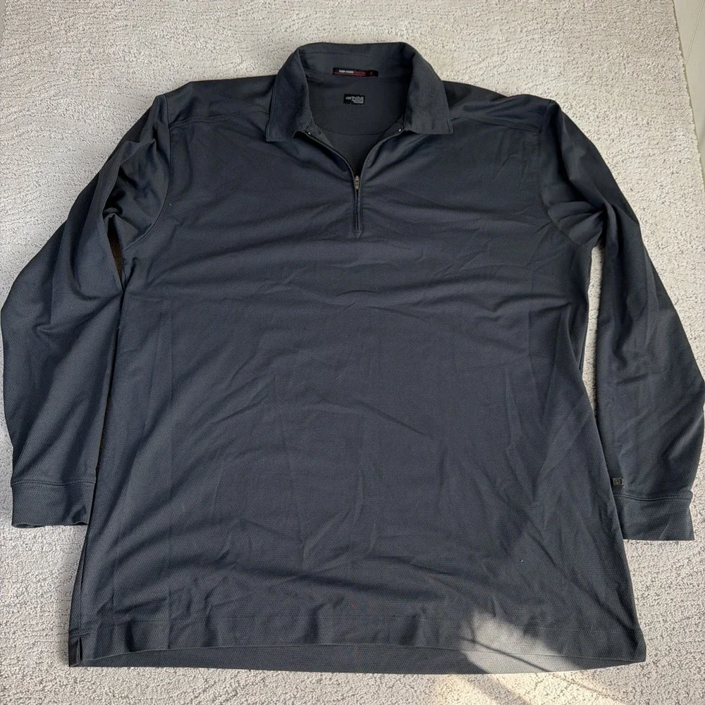 Men's Nike Tiger Woods XL‎ Long Sleeve 1/4 Zip Pullover Golf Shirt